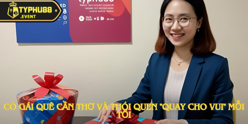 Cô gái Cần Thơ với thói quen “quay chơi chơi” mỗi tối như một niềm vui giản dị.