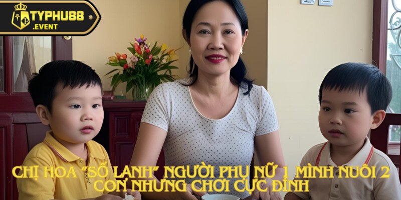 Chị Hoa – mẹ đơn thân nuôi hai con, luôn giữ cái đầu lạnh khi chơi