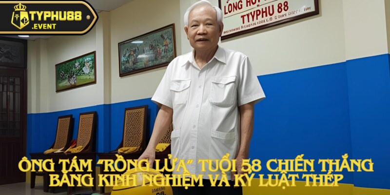 Ông Tám “Rồng Lửa” – 58 tuổi, chiến thắng nhờ bản lĩnh và sự kỷ luật nghiêm khắc.